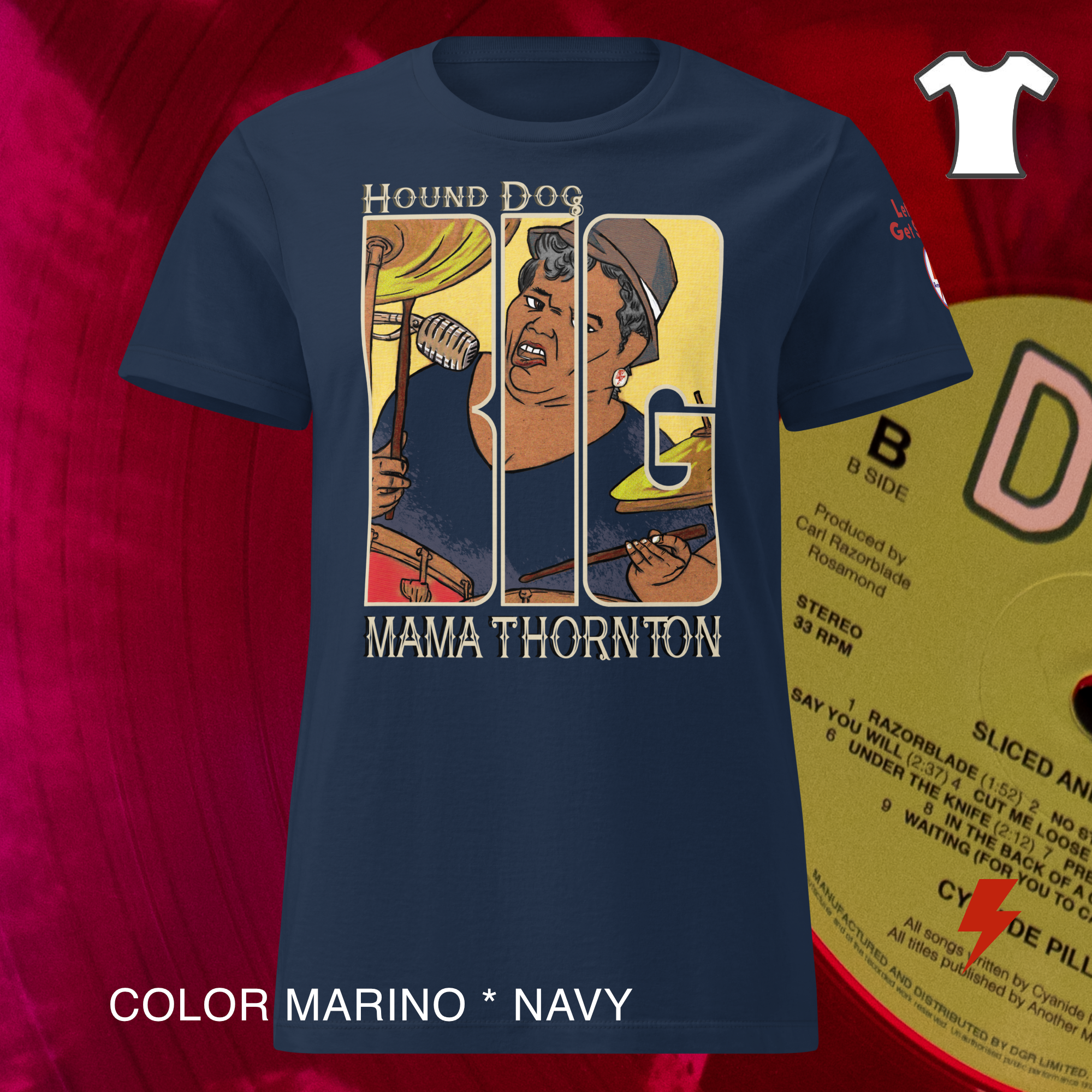 BIG MAMA THORNTON camiseta ajustada