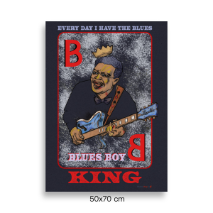 BB KING print